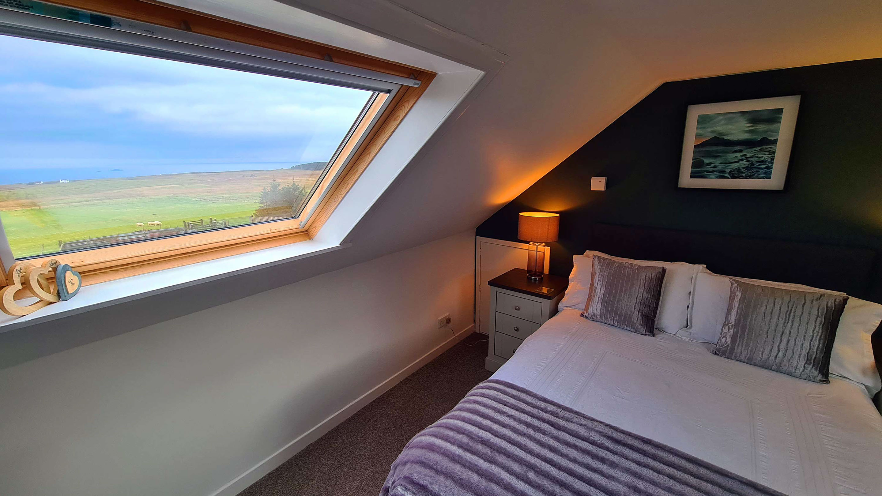 Our Self Catering Accommodation on the Isle of Skye offers amazing sea views Fladda Chuain