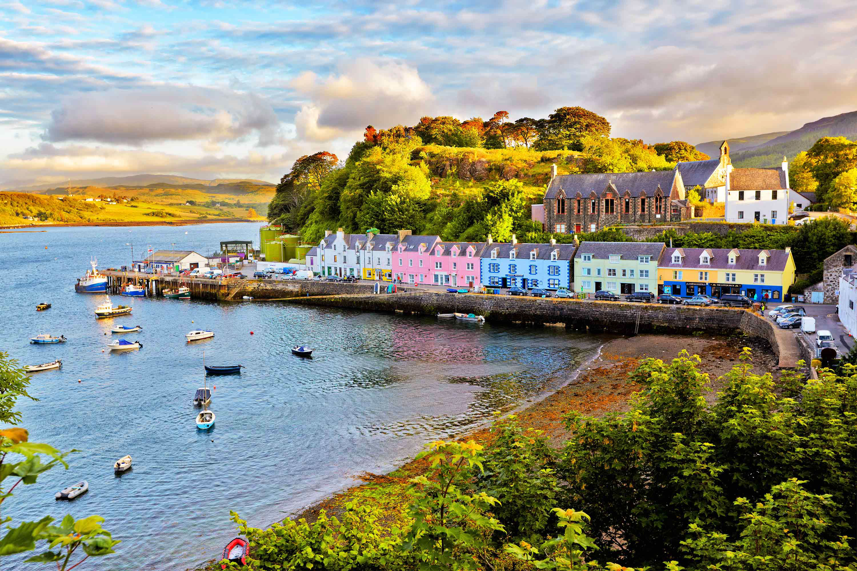Explore Portree on the Isle of Skye and visit the many shops and restaurants